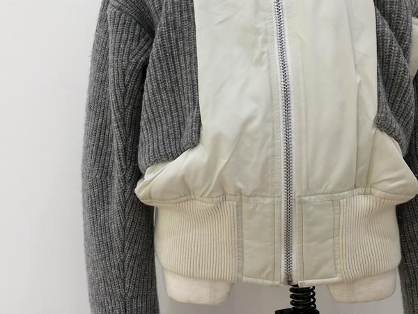 sacai ニット ブルゾン