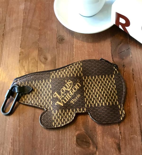 LOUIS VUITTON NIGOコラボレーションのコイン・カードフォルダ（ベアー）N60387