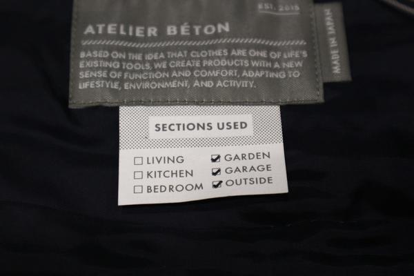 ATELIER BETON　ブルゾン