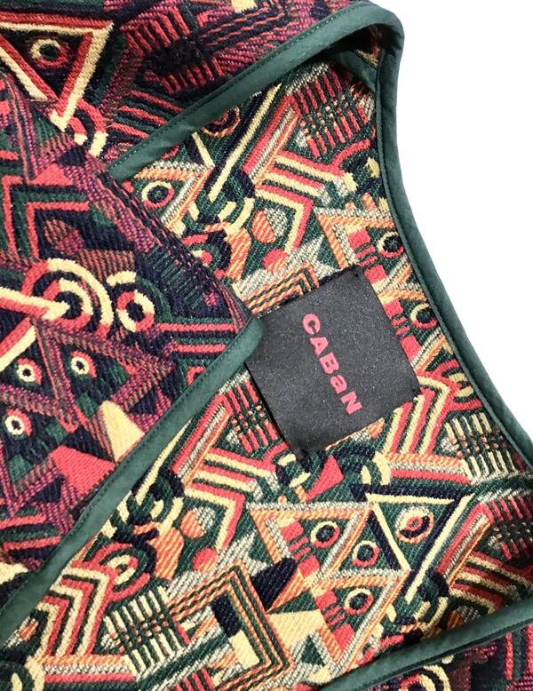 CABaNジャガードカーディガン