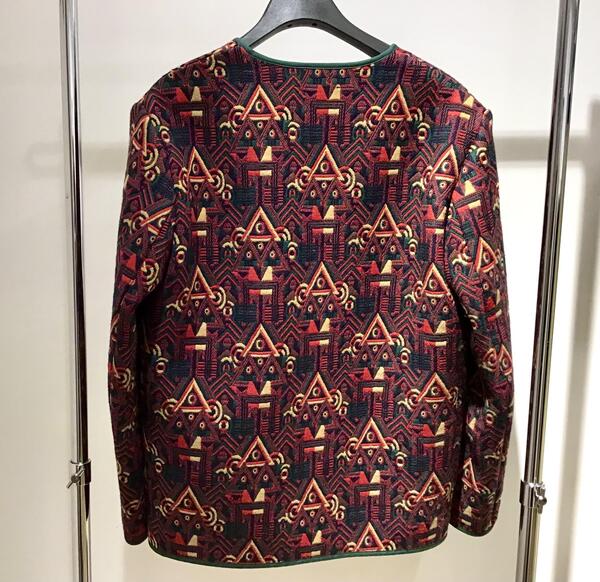 CABaNジャガードカーディガン