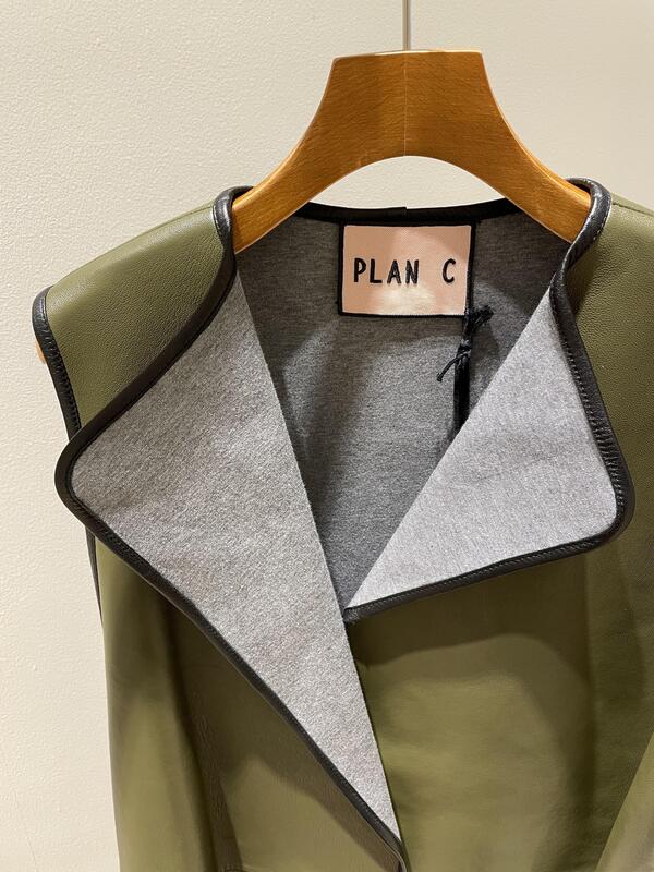 PLAN C レザーベスト