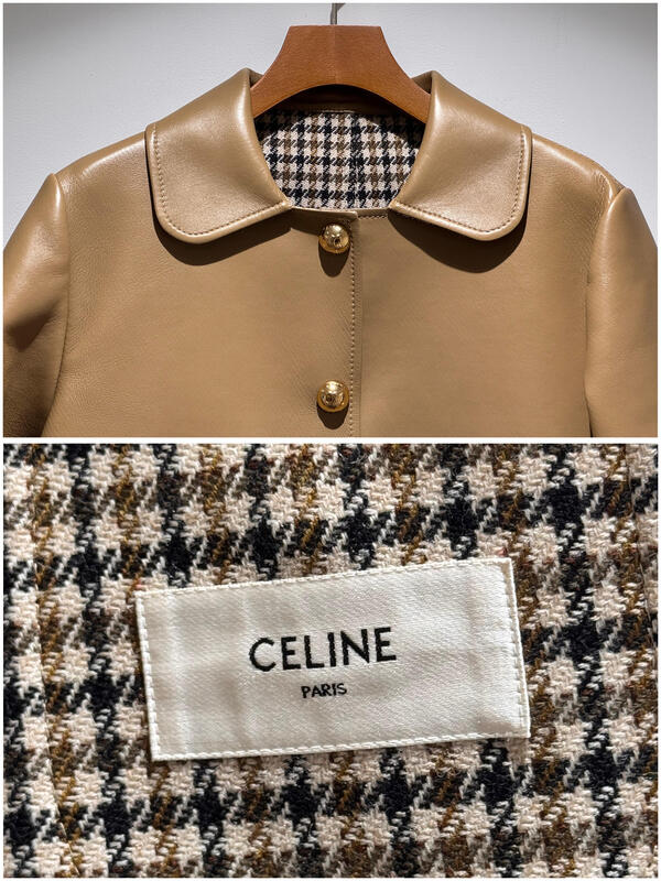 CELINE　レザーコート