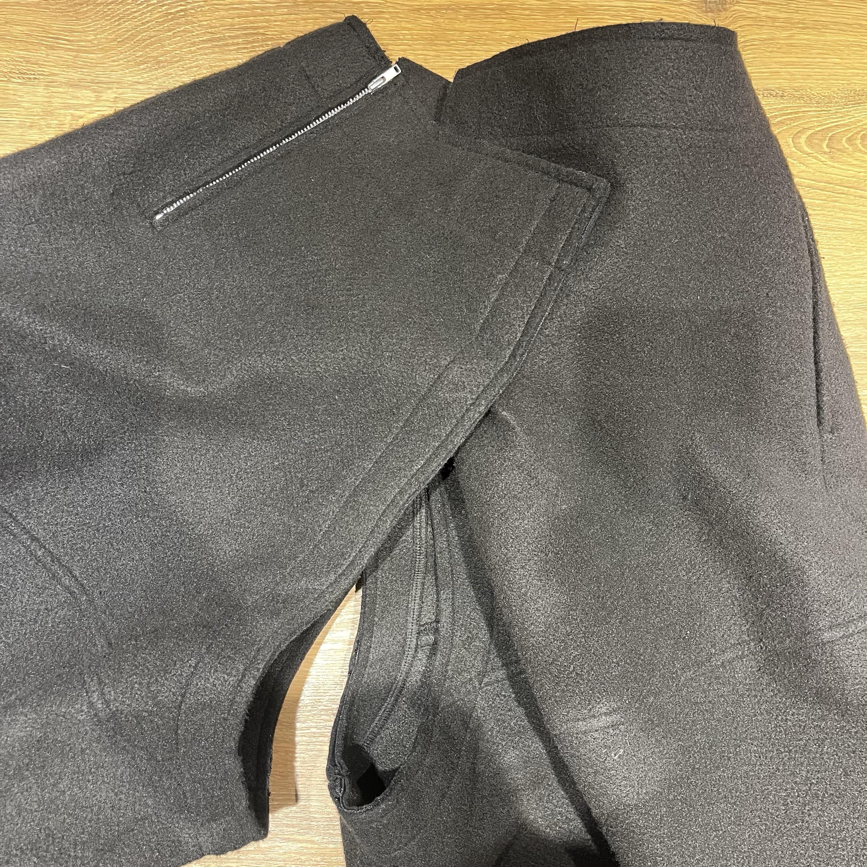 BLACK COMME DES GARCONS メルトンパンツ