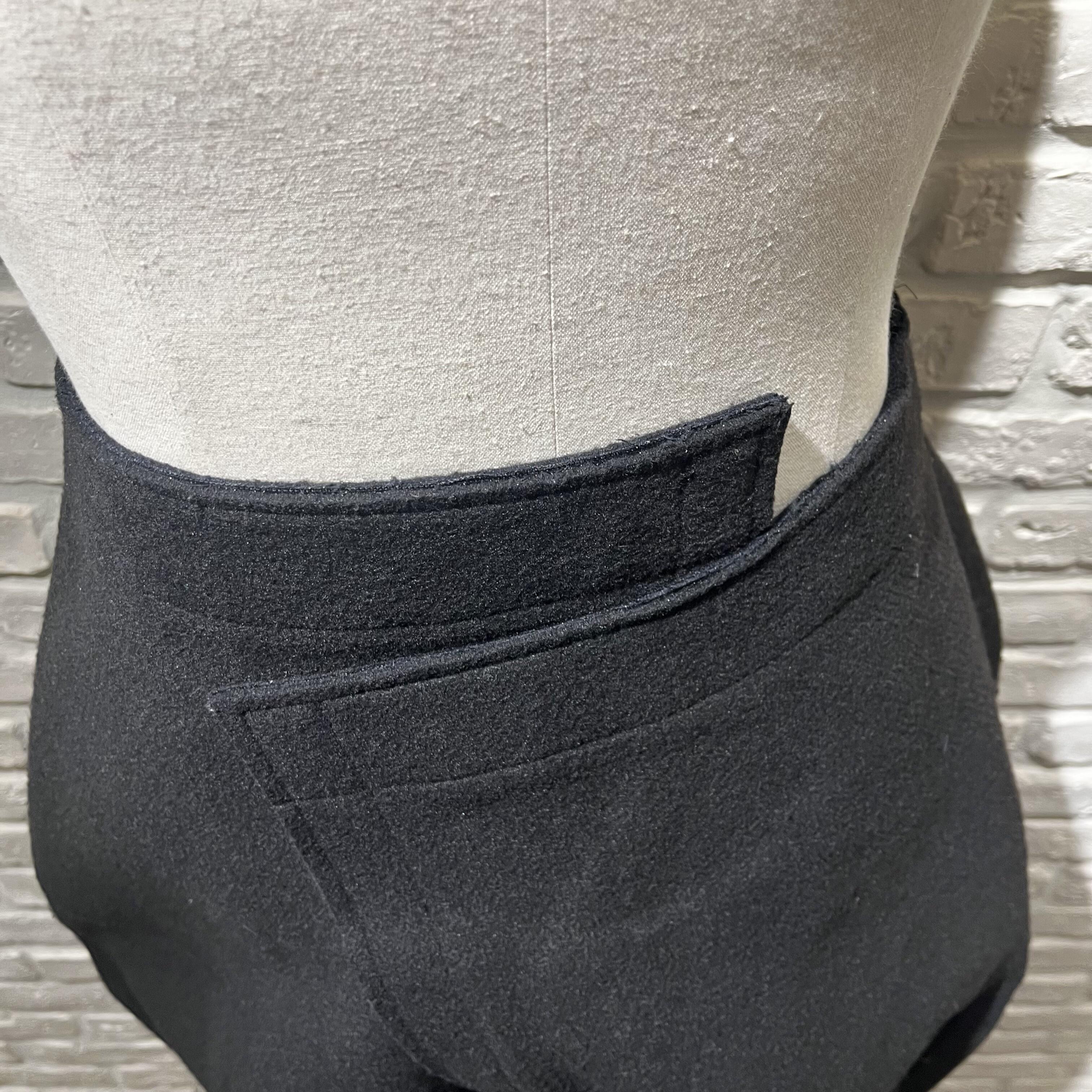 BLACK COMME DES GARCONS メルトンパンツ