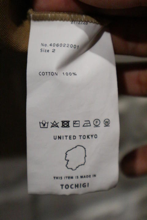UNITED TOKYO　Tシャツ