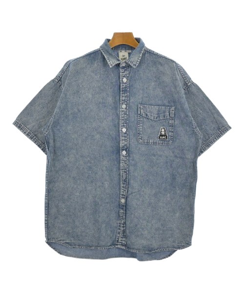 X girl(エックスガール)カジュアルシャツ 青 サイズ:M/2200601779079