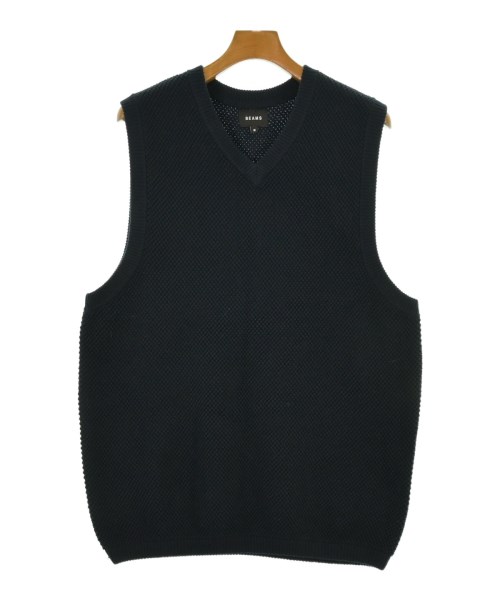 BEAMS(ビームス)ベスト 紺 サイズ:M/2200642950017