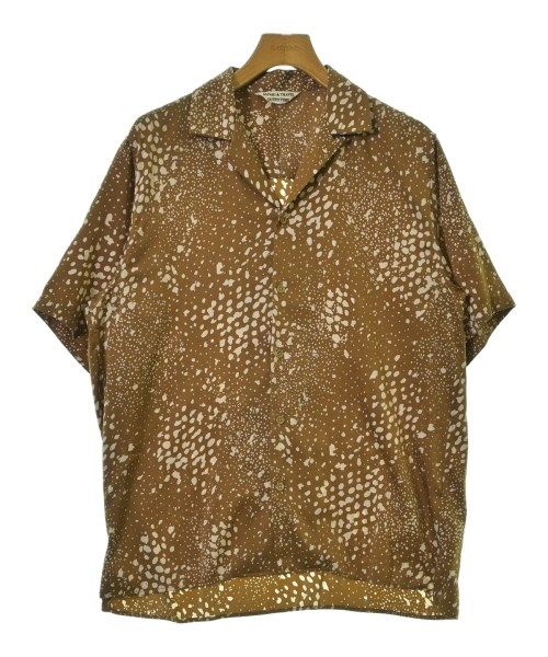 EDIFICE(エディフィス)カジュアルシャツ 茶 サイズ:L/2200669086225