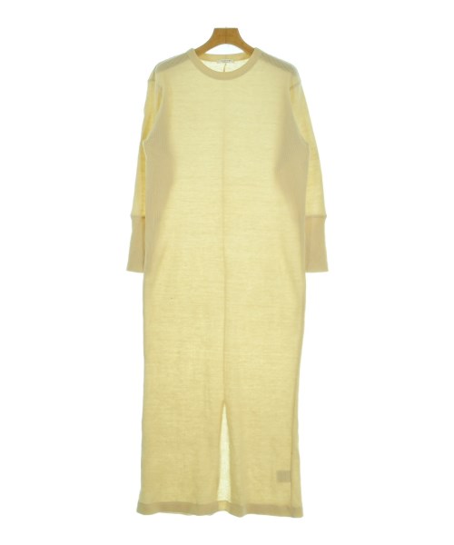 MACPHEE(マカフィー)ワンピース 黄 サイズ:36(M位)/2200622067032