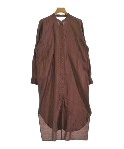 MACPHEE(マカフィー)シャツワンピース 赤 サイズ:36(M位)/2200605778030