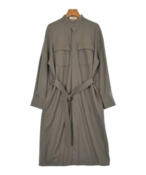 MACPHEE(マカフィー)シャツワンピース 茶 サイズ:36(M位)/2200658540011