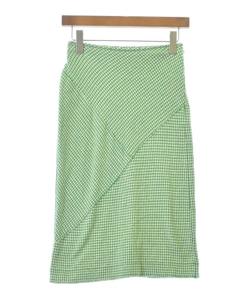 MACPHEE(マカフィー)ひざ丈スカート 緑 サイズ:-(S位)/2200661804032
