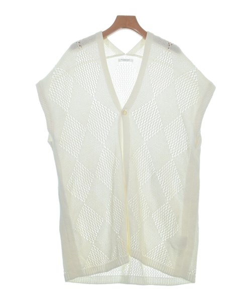 MACPHEE(マカフィー)ベスト/ノースリーブ 白 サイズ:S/2200633291495