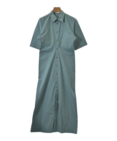 MACPHEE(マカフィー)シャツワンピース 緑 サイズ:36(M位)/2200652686029
