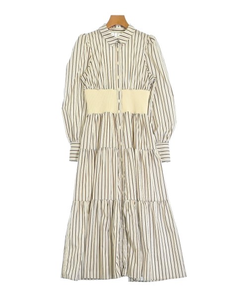 NICE CLAUP(ナイス　クラップ)シャツワンピース ベージュ サイズ:F/2200673006035