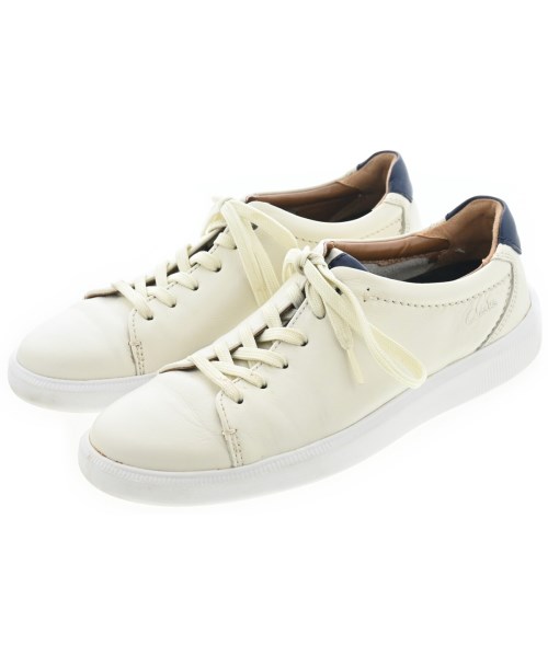 clarks(クラークス)スニーカー 白 サイズ:7(25.5cm位)/2200681701014