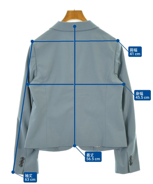 DRESSTERIOR（ドレステリア）テーラードジャケット 青 サイズ:38(M位) レディース/2200658553035