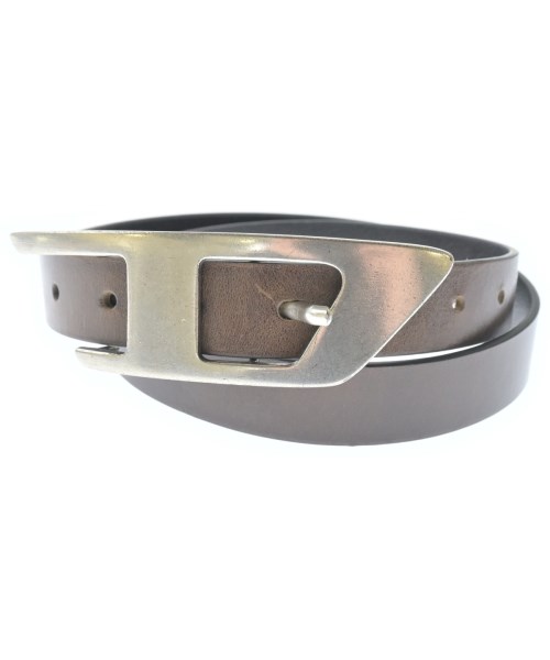 DIESEL(ディーゼル)ベルト 茶 サイズ:36(XL位)/2200665073106