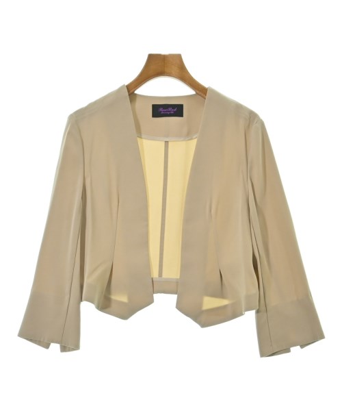 ROSE BUD(ローズバット)ノーカラージャケット ベージュ サイズ:F/2200658740022