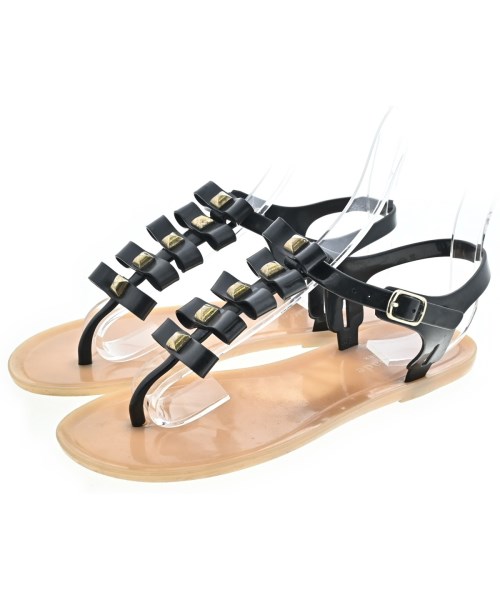 kate spade new york(ケイトスペードニューヨーク)サンダル 黒 サイズ:US7(24cm位)/2200584534023