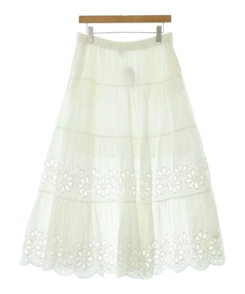 kate spade new york(ケイトスペードニューヨーク)ロング・マキシ丈スカート 白 サイズ:M/2200698776012