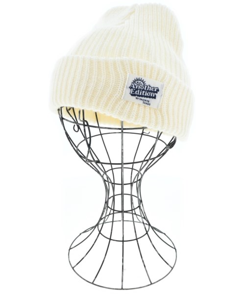 ANOTHER EDITION(アナザーエディション)ニットキャップ・ビーニー 白 サイズ:-/2200658876073