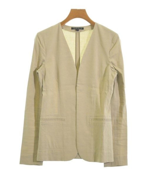 Theory(セオリー)ノーカラージャケット ベージュ サイズ:0(S位)/2200609962022