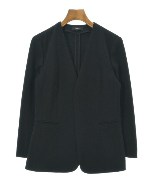 Theory(セオリー)ノーカラージャケット 黒 サイズ:2(M位)/2200602721107