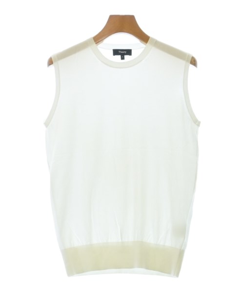 Theory(セオリー)ベスト/ノースリーブ 白 サイズ:S/2200602176037