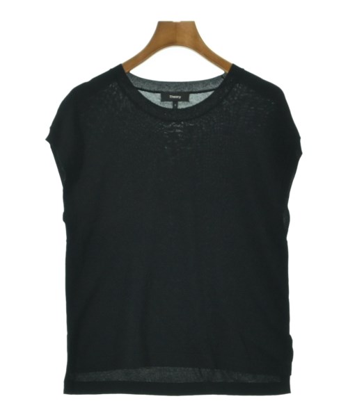 Theory(セオリー)ベスト/ノースリーブ 黒 サイズ:S/2200663360116