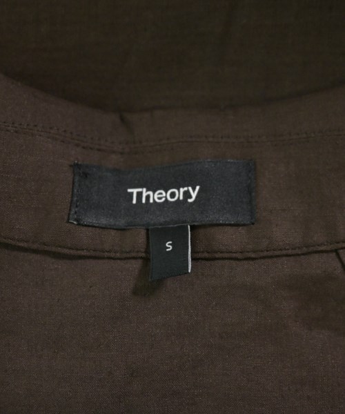 Theory（セオリー）カジュアルシャツ 茶 サイズ:S レディース/2200682256049