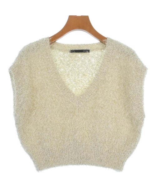 Heather(ヘザー)ベスト/ノースリーブ ベージュ サイズ:F/2200644400077