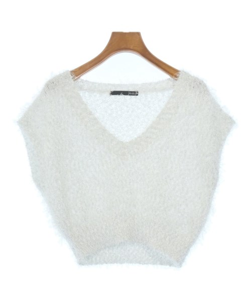 Heather(ヘザー)ベスト 白 サイズ:F/2200655543039