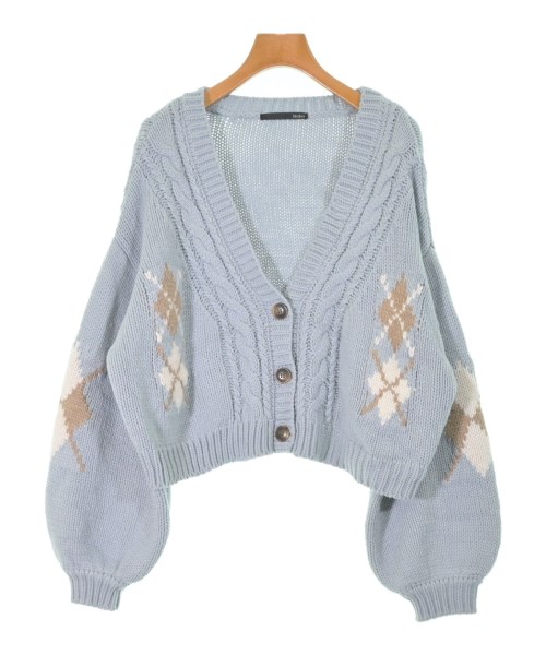 Heather(ヘザー)カーディガン 青 サイズ:F/2200662557067