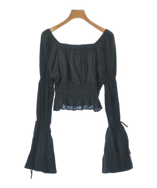 Heather(ヘザー)カジュアルシャツ 黒 サイズ:F/2200666429056