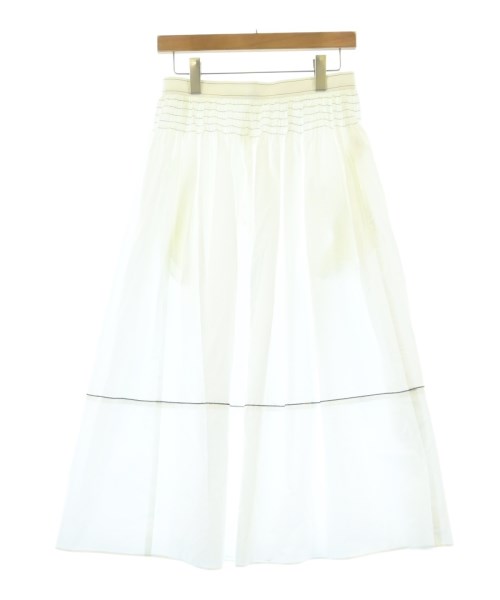 DESIGNWORKS(デザインワークス)ロング・マキシ丈スカート 白 サイズ:38(M位)/2200601564040