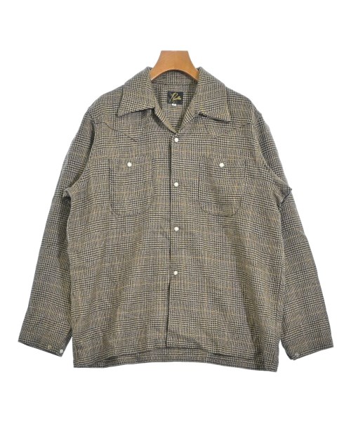 Needles(ニードルス)カジュアルシャツ 茶 サイズ:S/2200666999016