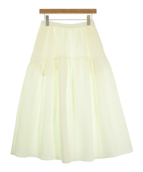 Ballsey(ボールジー)ロング・マキシ丈スカート 白 サイズ:36(M位)/2200656573028