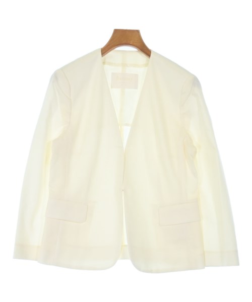 Ballsey(ボールジー)ノーカラージャケット 白 サイズ:38(L位)/2200648660026