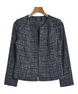 COUP DE CHANCE（クードシャンス）ノーカラージャケット 紺 サイズ:40(M位) レディース/2200638904017