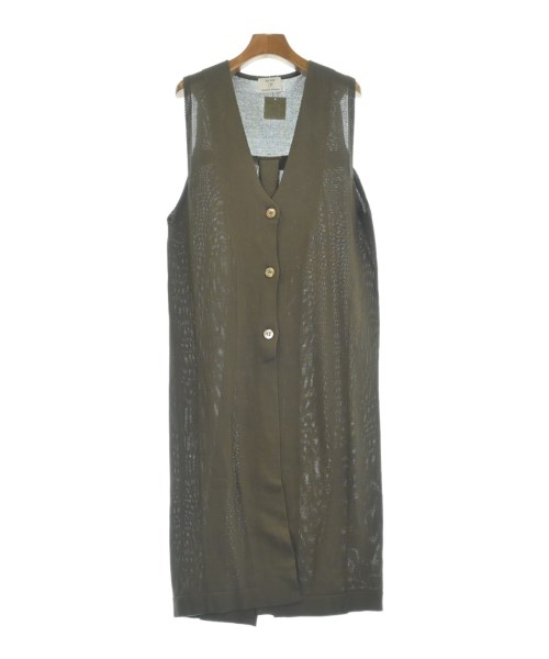 HUMAN WOMAN(ヒューマン　ウーマン)ベスト カーキ サイズ:M/2200642723963