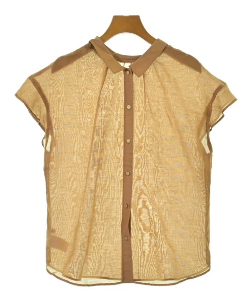 Nolley's(ノーリーズ)ブラウス 茶 サイズ:36(S位)/2200611865113