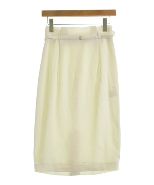 Nolley's(ノーリーズ)ひざ丈スカート 白 サイズ:38(M位)/2200595365043
