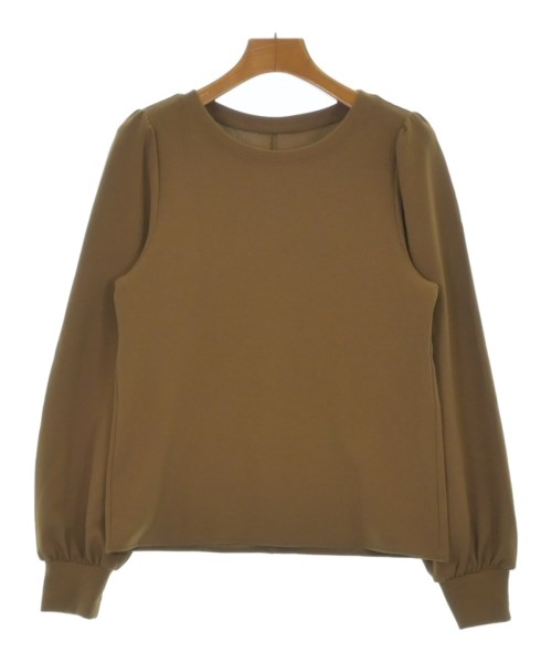 Nolley's(ノーリーズ)ブラウス 茶 サイズ:36(S位)/2200647009062