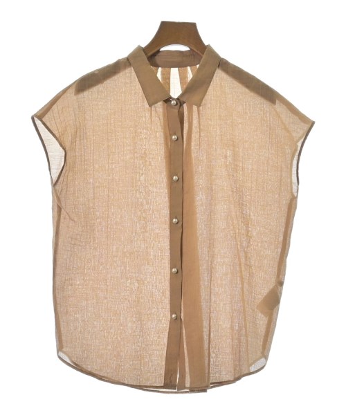 Nolley's(ノーリーズ)ブラウス 茶 サイズ:36(S位)/2200651911092