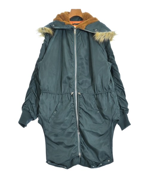 LE CIEL BLEU(ルシェルブルー)モッズコート 緑 サイズ:36(S位)/2200655522010