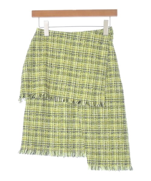 LE CIEL BLEU(ルシェルブルー)ひざ丈スカート 緑 サイズ:34(XS位)/2200658163029
