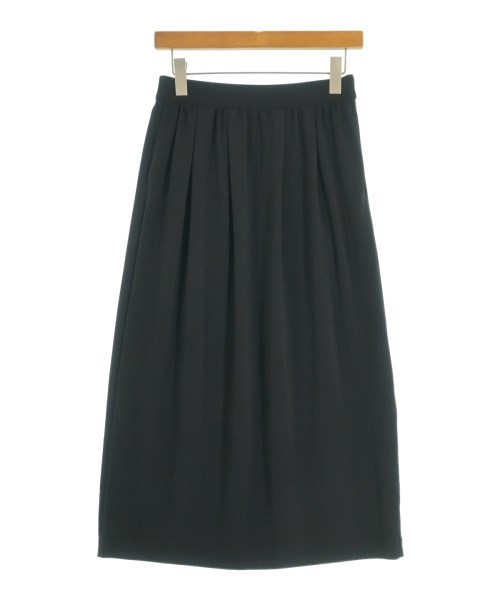 three dots(スリードッツ)ロング・マキシ丈スカート 黒 サイズ:S/2200643264021