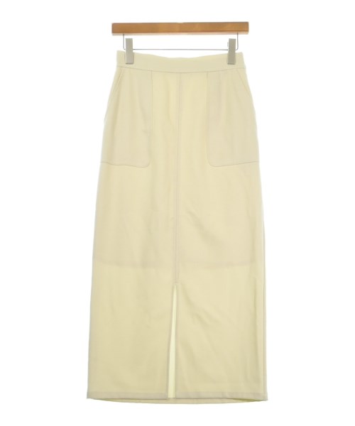 nano UNIVERSE(ナノユニバース)ロング・マキシ丈スカート 白 サイズ:F/2200597587085